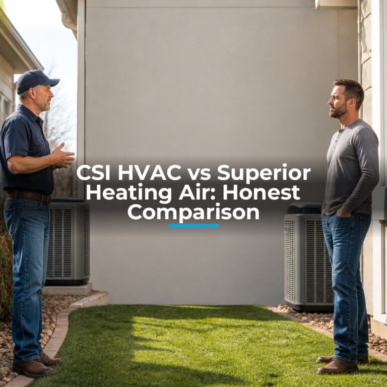 CSI HVAC vs Superior Heating Air: Honest Comparison
